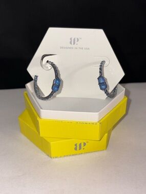 BP earrings “ High Maintenance Halo” ER23692 hematite